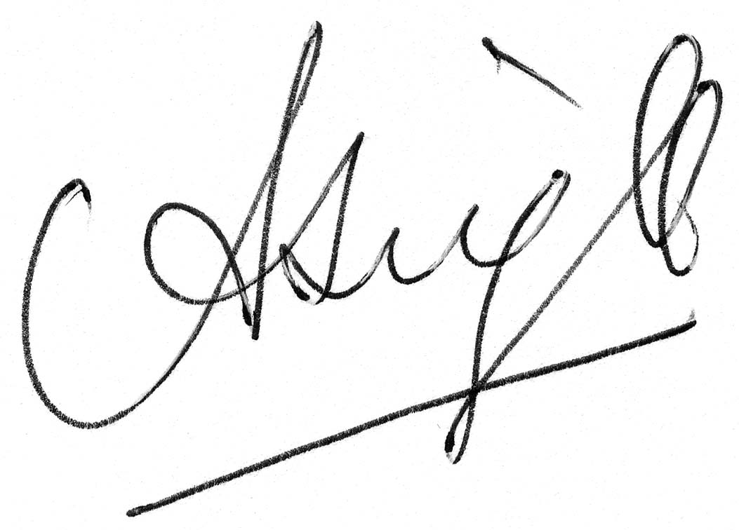 my signature